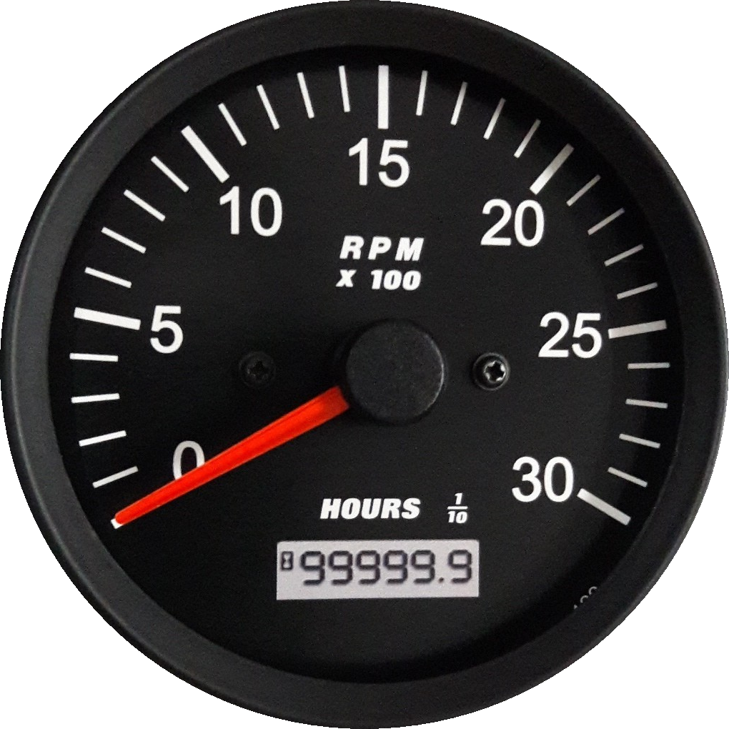 ELECTRONIC TACHOHOUR METER 85MM